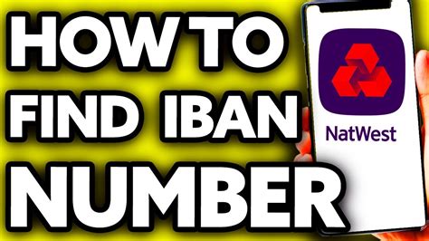 find my iban number natwest.